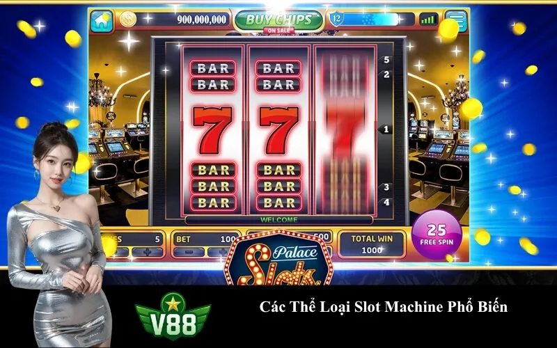Các Thể Loại Slot Machine Phổ Biến